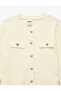 Long Sleeve Crew Neck Buttoned Knitwear Cardigan - 6
