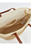 Women's straw beach bag - 4
