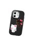 Infinix Hot 50I Compatible Case Camera Protector Black Silicone Couple Phone Case with Kitty Pattern - 3