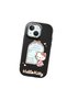 iPhone 13 Mini Compatible Case Camera Protector Black Silicone Couple Phone Case Kitty Pattern - 3