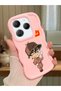 Infinix Hot 40 Compatible Case Camera Protector Pink Silicone Couple Phone Case Conan Pattern