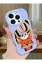 iPhone 14 Pro Compatible Case Camera Protector Blue Silicone Couple Phone Case Rabbit Pattern