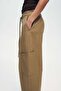 Tie-belt cargo trousers - 2