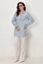 Striped Embroidered Tunic 46556 - 2