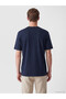 Southblue Navy Blue Crew Neck Printed Men's T-Shirt - 4