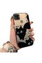 Redmi 9C/10A Compatible High-Quality Fun Black Cat Printed Case, Cute Stylish Shock - 2