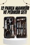 Nail Care Nail Clippers Professional 12 Piece Hand Foot Manicure Pedicure Set