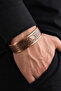 Men's Copper Bracelet Handmade Ottoman Tughra Motif Adjustable Men's Copper Bracelet - 3