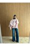 Women's Bat Sleeve Shawl Collar Hijab Shirt - 2