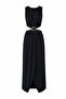 Winnie Gold Buckle Maxi Dress Black - 6