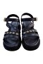 Tarhan Orthopedic Comfortable Sole Sandals Black - 2