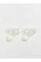 Two Mt Shop Quality Lcw Baby Ecru Plain 2-Pack Baby Girl Booties Socks