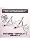 Portable Laptop Stand Ergonomic Aluminum Notebook Riser, Foldable Desk Stand with 7 Adjustable Heigh - 3