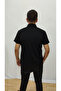 Men's Short Sleeve Judge Collar Button Front Viscose Blouse - 6