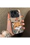 Oppo Find X9 Pro 5g Compatible Heart-Themed Fox Rabbit Printed Case, Matching Cover for Friends and Couples