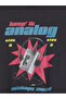 Anthracite Crew Neck Printed Men's T-Shirt - 7