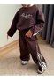 Spanish-Style Pants and Sleeves with Zipper Adjustable Strip Detail, Top and Bottom Girls' Set - 3