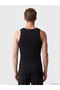 Ozmarka New Season Black U-Neck Men's Undershirt 2-Piece Set - 5