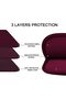 Laptop Sleeve Case 14 inch, Durable Carrying Bag Shockproof Protective Case Cover, Handbags Briefcase Laptop Bag Compatible with 14" MacBook Air/Pro HP Asus Lenovo Notebook Computer, Wine Red - 2
