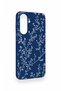 Samsung A27 Compatible Thin Leaf Branch Patterned Silicone Case - 2