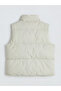 High Collar Women's Puffer Vest - 6
