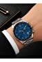 Dial with Stopwatch 2-Year Warranty Steel Strap 3 Atm Men's Wristwatch Fg.X7327.2 - 2