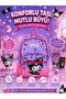 Girl's Primary School Orthopedic 3-Piece Set Pen Holder Lunch Bag 3 Compartments Ice Cream - 5