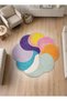 Sdt Fish Theme Patterned Modern Woven Base Decorative Carpet Sdtamor1360 - 2