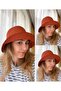 Hat Unisex Outdor Hat – Can Be Folded and Hung on Your Bag Without Taking up Space, Suitable for Daily Use and Beach Wear - Orange