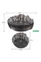 Electric Water Fountain, Handcrafted Polyresin & Fiberglass Cascading Freestanding Fountains, Realistic Rock Design Fountain with LED Light, Ideal for Relaxation, Meditation, Event & Home Decor - 8