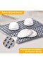 Collapsible Silicone Dish Drying Mat, Trifold Dish Large Drying Matfor Kitchen Counter, Compact & Ea - 2
