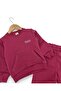 Girl's Seasonal Kangaroo Pocket 2-Strap Top and Bottom Tracksuit Set for Ages 2-3-4-5-6 - 5