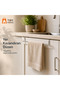 Chrome Metal Hanging Towel Rack – Attachable and Detachable Cloth Holder Hanger for over Cabinet Door - Kitchen and Bathroom - 6