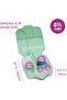 Oversized Lunch Box for Kids: Bento Box with 4 Compartments (2 Leak Proof), Removable Divider,