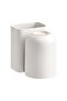 2-Piece Toothbrush Holder, Wall-Mounted with No Holes, Mouthwash Cup Holder, Multi-Functional Toiletries Rack, Easy to Install, Space-Saving, Durable