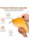2-pack 13x17 inch reusable beeswax bread bags XL linen food storage bags, suitable for sourdough bread and homemade bread, freeze-safe, eco-friendly. - 4