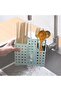 Plastic kitchen chopsticks storage box with 5 compartments - 3