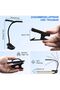 Reading light with clip, USB charging clip, for nighttime reading. - 2