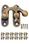 Vintage furniture handles, drawer knobs, bronze finish, 27 x 23 mm, 20 pieces per pack