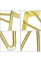 A set of 4 gold-plated metal furniture legs, 15.2 cm long – polished finish – includes mounting screws for easy assembly – with protective pads. - 3