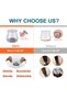 32-piece set of chair leg protectors, small chair leg protectors, transparent silicone chair leg floor protectors, with felt pads. - 2