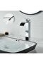 Modern waterfall-style basin faucet, single handle, hot and cold water - - 2