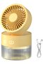 Portable misting fan, 350ml water tank, three wind speeds, foldable design, with night light, sprays a cool mist - ultra - quiet personal fan, for...