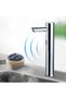 Automatic sensor faucet, non - contact washbasin faucet, brass sink faucet, for bathrooms, toilets, kitchens, and hotels, sensor faucet, height 32 cm.