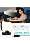 Video Conferencing Light, Square with Clip & USB, 80 LEDs, 3 Colors, 10 Brightness, 360° Rotating, 3000-6000K - 3