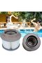 Pool & Inflatable Hot Tub Water Filter Cartridges Compatible with MSPA FD2089 (4-Pack) - 3