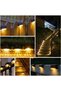 A set of 12 solar-powered outdoor lights, waterproof design, suitable for gardens, patios and walkways, warm white light. - 3