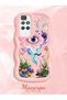 Redmi 10 4g Compatible Colorful Psychedelic Eye Mushroom Drawing Flat Print Case