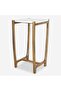 Affinity White Marble Accent Table - 2