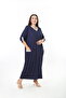 Women's Lycra Viscose Striped Plus Size Dress - 5